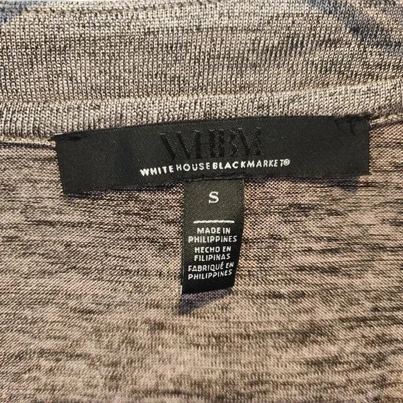 WHBM Metallic Power Tee, Size S, Like New - Picture 3 of 4